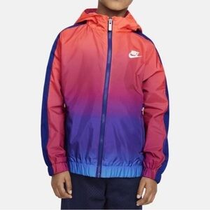 Nike Kids Rise Gradient Windbreaker Jacket | Size 6 - 7 Years